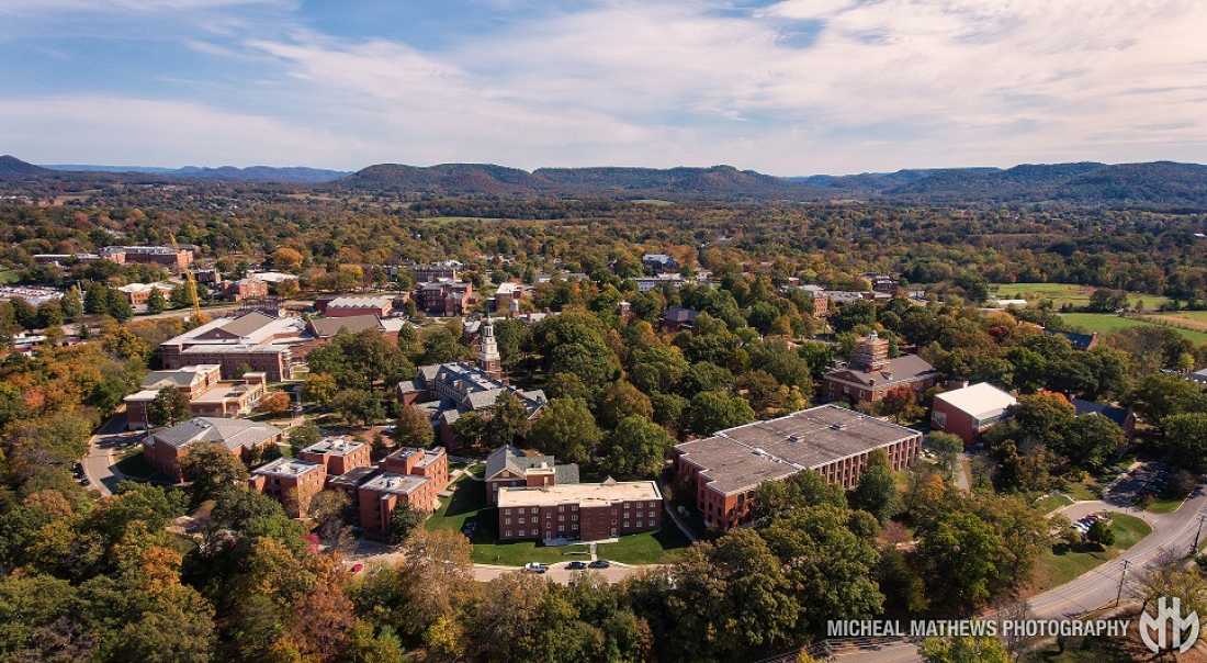 Berea College Aerial