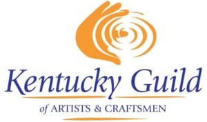 Kentucky Guild of Artists and Craftsmen Orange Hand Logo