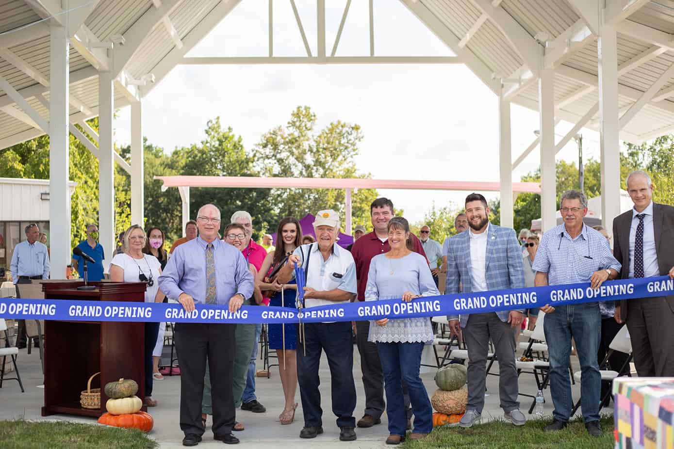 Ribbon Cutting Pavilion Berea