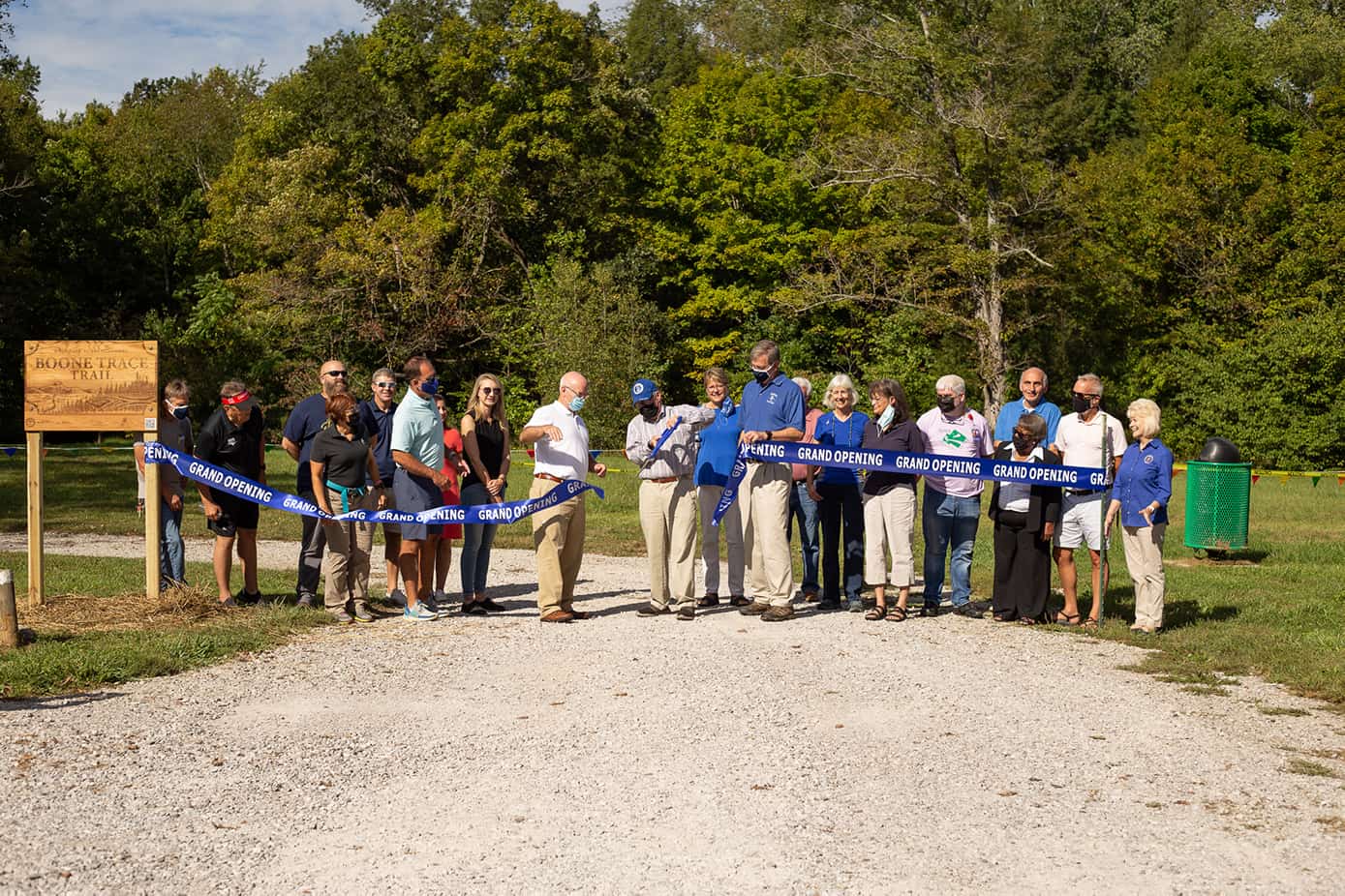 Boone Trace Trail Ribbon Cutting