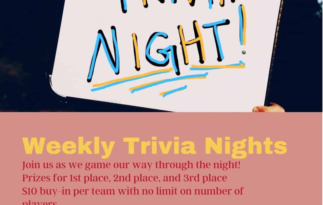 Trivia Night at Apollo Pizza!