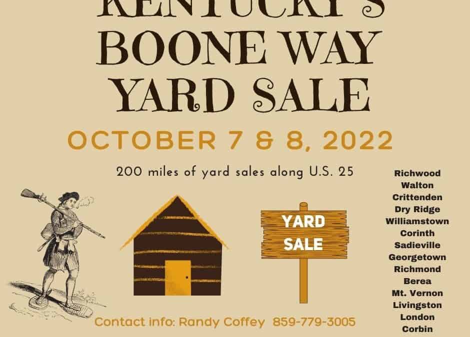 Kentucky’s Boone Way Yard Sale