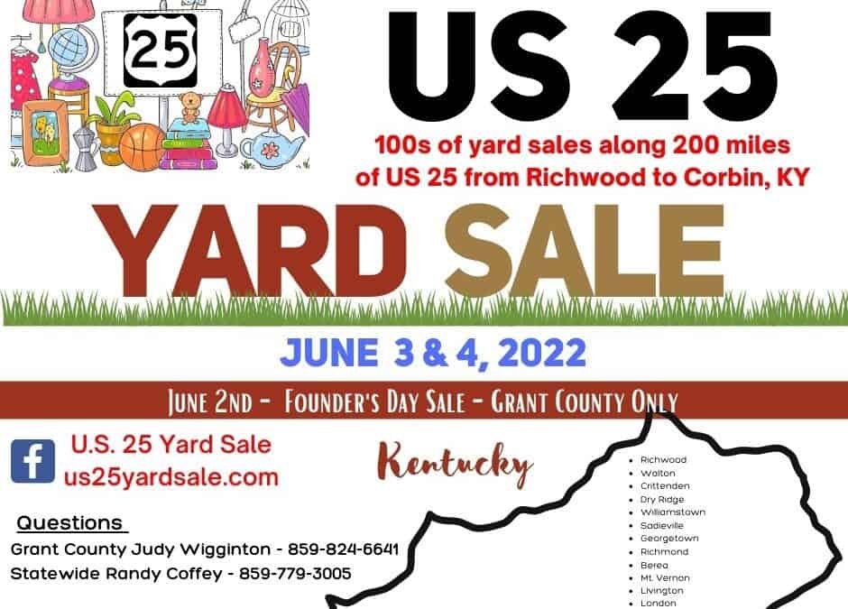11th Annual US 25 Yard Sale