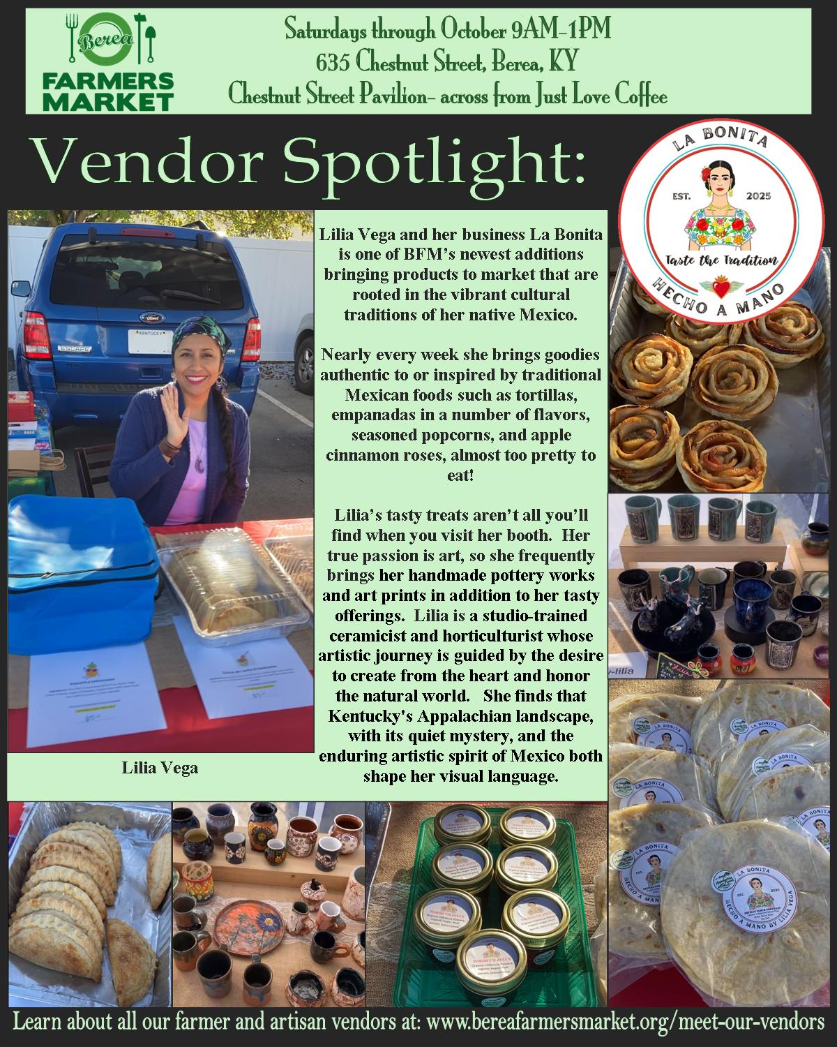farmers market Oct. 18